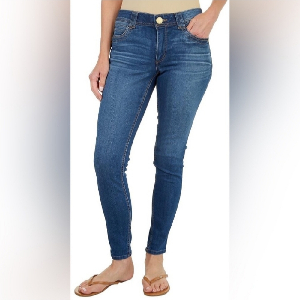 Democracy Women's Blue Skinny Jeggings Lo-Rise Sz 10 ON HOLD FOR JO